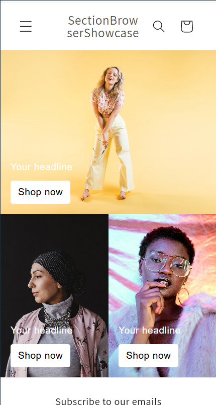 3 IMAGE BANNER GRID | FULL WIDTH | MOBILE & DESKTOP