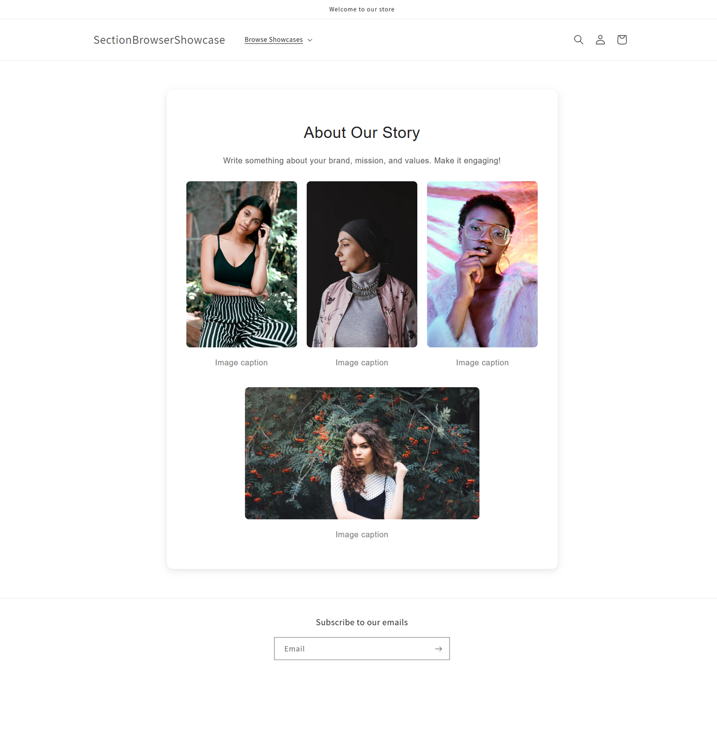 About Us | Minimalistic | Floating | Mobile & Desktop