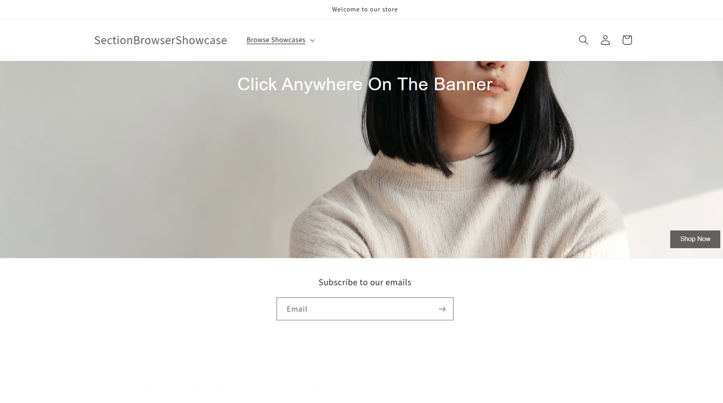 ADVANCED BANNER | DRAWER OPENS ON CLICK | FULL WIDTH | MOBILE & DESKTOP