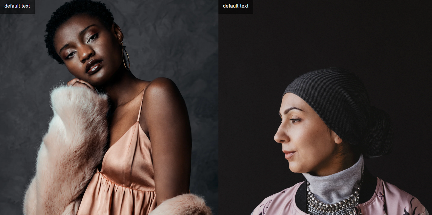 TWO IMAGES FULL WIDTH | ALWAYS SIDE BY SIDE | MOBILE & DESKTOP