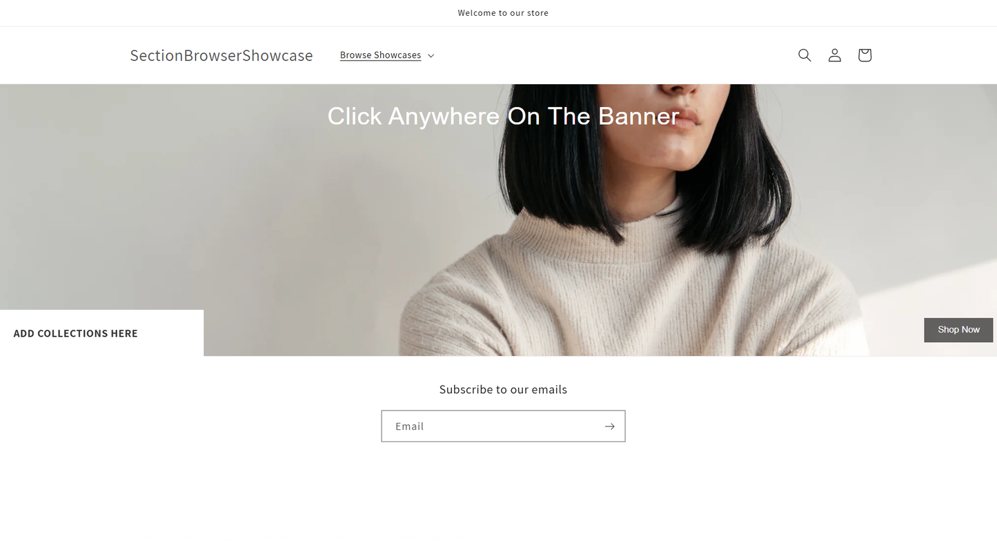 ADVANCED BANNER | DRAWER OPENS ON CLICK | FULL WIDTH | MOBILE & DESKTOP