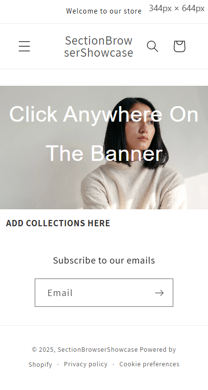 ADVANCED BANNER | DRAWER OPENS ON CLICK | FULL WIDTH | MOBILE & DESKTOP